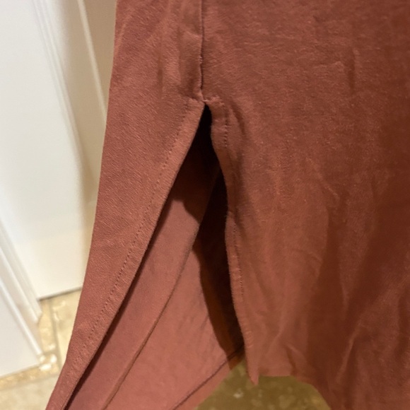 Sleeveless Rust Maxi Dress - Picture 4 of 7